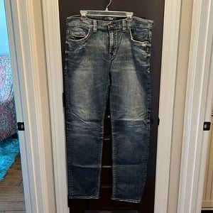 Men’s Silver Jeans W38/L36, worn twice- great condition